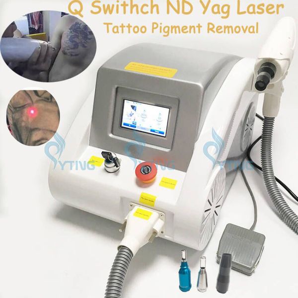 2000MJ Touchscreen 1000W Nd Yag Laser Maschine Q-Switched Tattoo Entfernung Sommersprossen Pigment Spot Entfernung 1320nm 1064nm 532nm