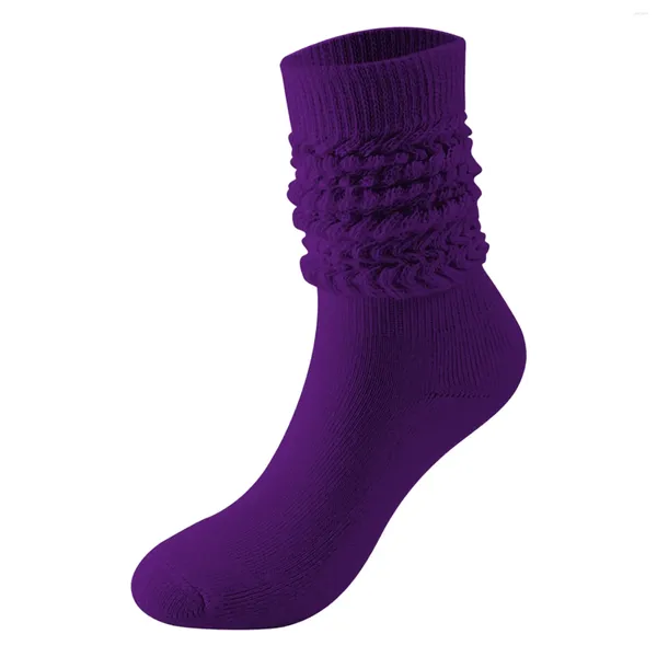 Calzini da donna Slouch Coscia Alta Calzino per stivali Morbido Scrunch Inverno Caldo Abbigliamento femminile Alla moda 2023 Per donna Calcetines