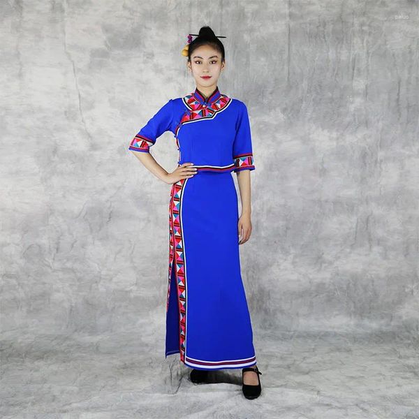 Roupas étnicas Ásia para Mulheres Tradicional Estilo Oriental Traje Elegante Tailândia Outfit Top Pant Sets