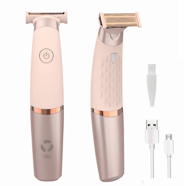 Epilatör Kadınlar Ağrısız Epilatör Şarj Edilebilir Vücut Epilover Makinesi Elektrikli Tıraş Özel Parça Bikini Koltuk altı Depilation 231013