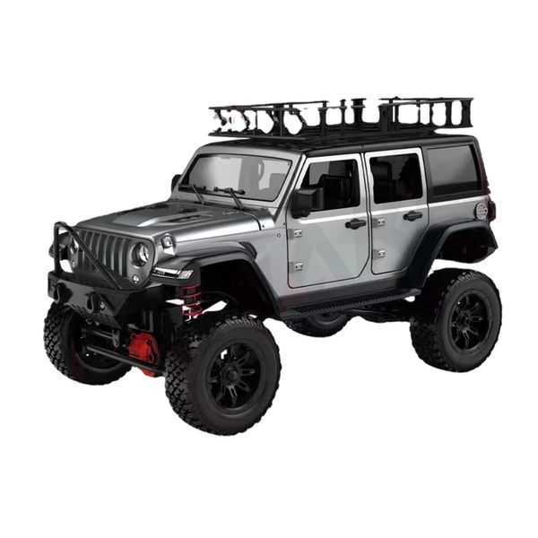 Mn128 1/12 carro rc 4wd jeep modelo 2.4g controle remoto luz led 4x4 off road 4wd escalada caminhão rc carro de brinquedo elétrico presente para menino