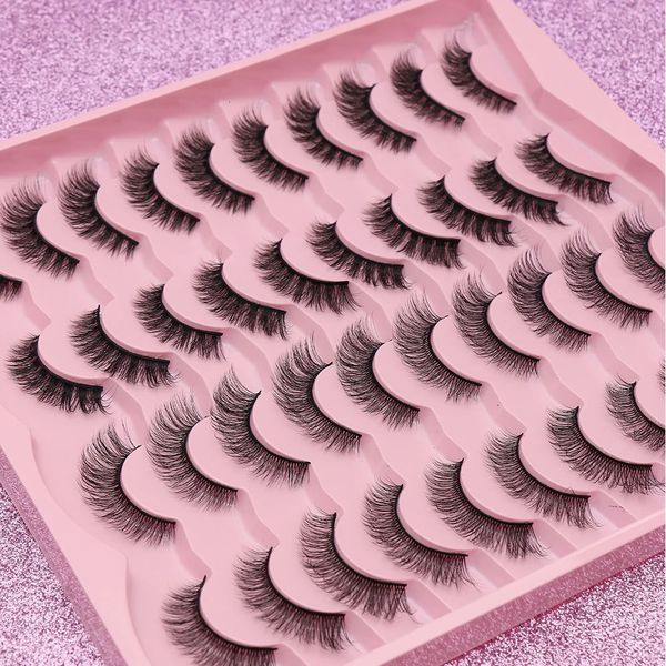 Cílios Postiços AYRMILLA 520Pairs 3D Mink Cílios Natural Dramático Grosso Falso Extensão de Cílios Falso Cils Atacado Maquiagem Ferramentas 231012