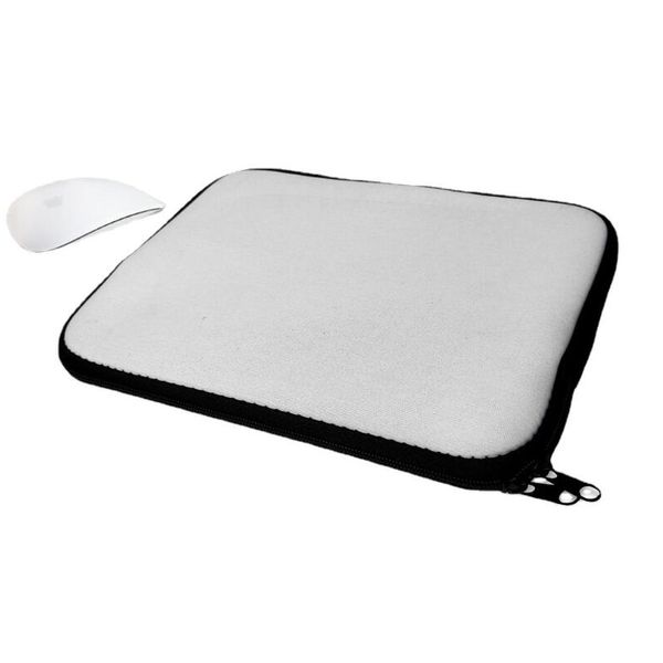 3 buste per cellulare sublimazione borsa per computer quadrata protettiva impermeabile in neoprene bianco fai da te di grande capacità