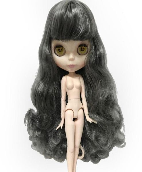 Blythe 17 action Doll Nude Dolls corpo cambia una varietà di stili ricci corti dritti colore dei capelli personalizzabile51225109135126