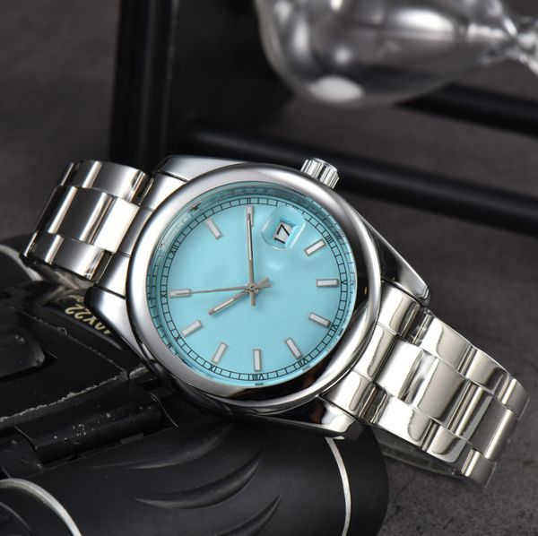 Männer und Frauen Uhr 41MM 36MM Automatische Mechanische Bewegung Luxus Casual Uhren Edelstahl Armband Zifferblatt Armbanduhr Geburtstag geschenk
