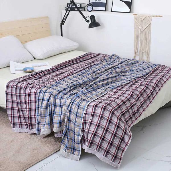 Cobertores verão manta de fibra de bambu 150x200 estilo americano lance cobertor colcha na cama verão colcha legal casa têxtil jardim yq231014