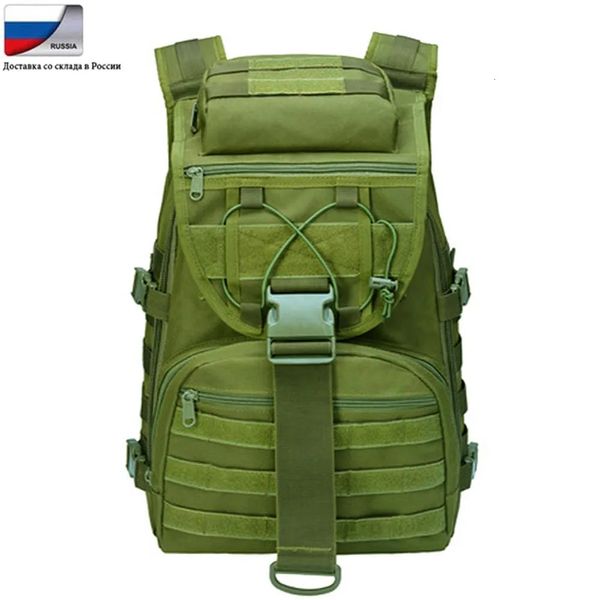 Mochila 35L Militar Tático Mochila Exército Saco de Assalto Molle Sistema Saco Esportes Ao Ar Livre Mochila Camping Caminhadas Mochila Caça Sacos 231013