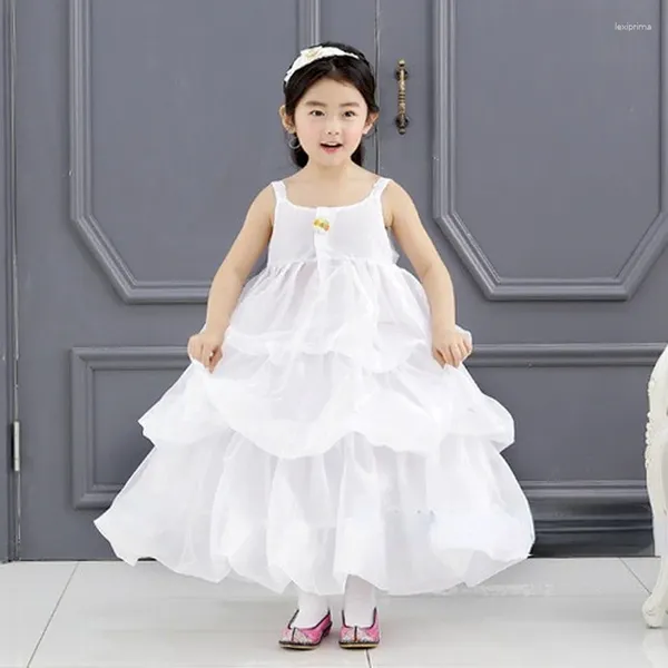 Ethnische Kleidung Kinder Hanbok Petticoat Koreanisches Original Importiertes großes weißes Geburtstagsgeschenk für Mädchen