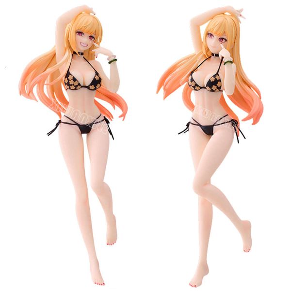 Fingerspielzeug 24 cm My Dress-up Darling Marin Kitagawa Sexy Anime-Figur Marin Kitagawa Bikini Actionfigur Erwachsene Sammlermodell Puppenspielzeug