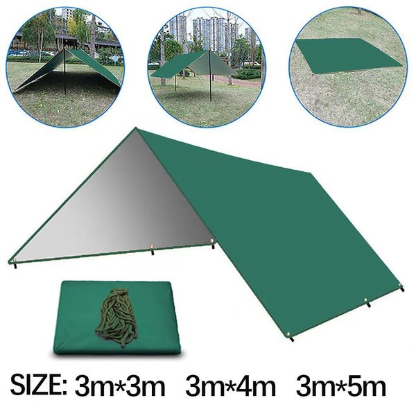 Tendas e abrigos ao ar livre Camping Tarp Camping Lona Toldo Leve Resistente UV e PU 3000mm À Prova D 'Água À Prova de Chuva Abrigo de Lona 231013