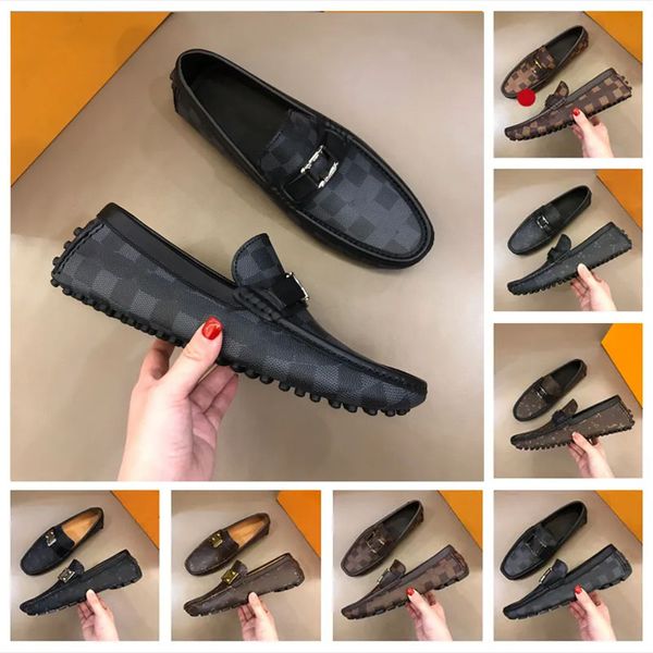 Scarpe eleganti da uomo firmate in vera pelle di alta qualità Scarpe da uomo ufficiali di marca morbide Mocassini comodi e comodi