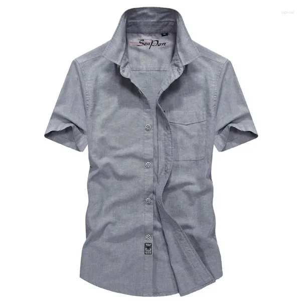 Hemden für Herren, Button-up-Hemd, kurzärmelig, für Herren, individuell gestaltet, Luxus-Designermarke, Leinen-Kapuzenpullover, Sweatshirts