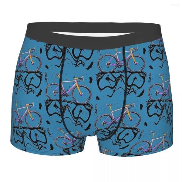 Underpants bicicleta biker ciclo bicicleta corrida cascalho algodão calcinha masculina roupa interior confortável shorts boxer briefs