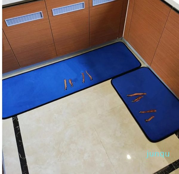 Impressão de tapetes de banho e chuveiro conjunto estilo moderno antiderrapante ao lado da banheira capa de microfibra