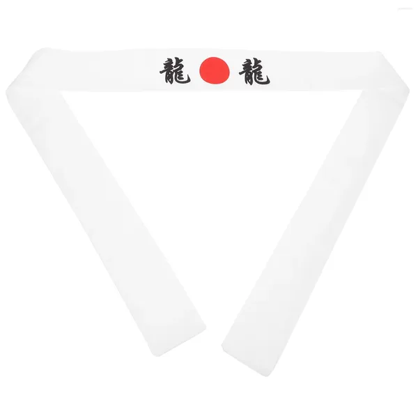 Bandanas japonês faixa de cabelo esporte headbands masculino respirável karate cinta corda reutilizável portátil chef acessório algodão falta fornecimento