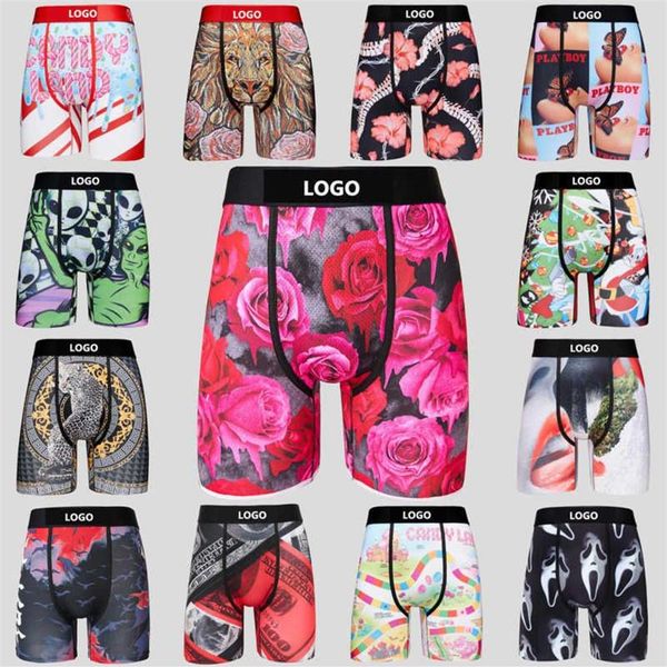 Designer Sommer Neue Trendy Männer Jungen Unterwäsche Unisex Boxer Hohe Qualität Shorts Hosen Schnelle Trockene Unterhose Mit Paket Bademode2584