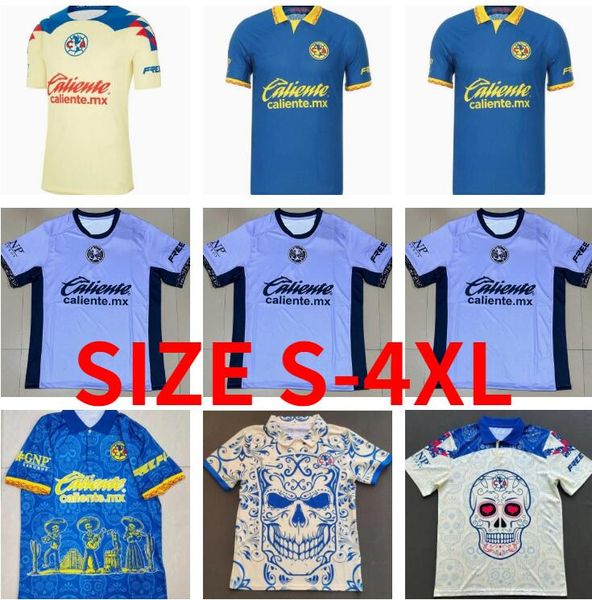 S-4XL 2023 2024 Liga MX Club América Futebol Jerseys 23 24 Terceiro Henry R.Martinez D.Valdes G.Ochoa Fidalgo Homens Kits Kits Camisas de Futebol