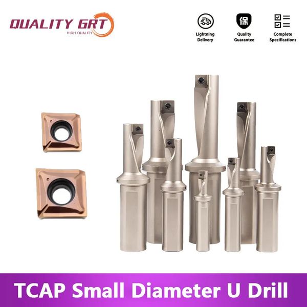 Сверла TCAP U Drill 2.25D 3.25D XCMT Пластины QCMT Многофункциональное сверло для небольших отверстий Быстрое сверло с одной пластиной Токарные инструменты Пруток продажа 231013