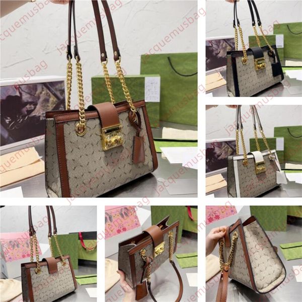 Zaino a spalla Lucchetto GS Borsa sottobraccio firmata Borsa a catena Ophidia Borse tote Lucchetti Pacchetto ascellare Lady Portafoglio Hobo di alta qualità dhgate Sacoche 498156