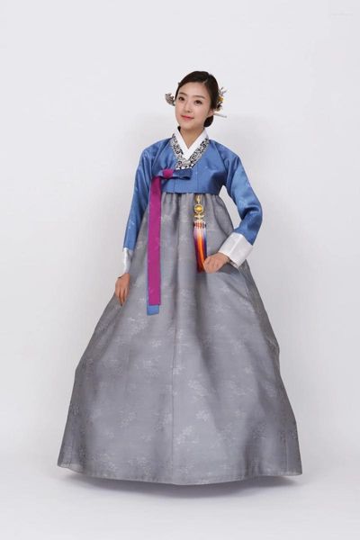 Ethnische Kleidung Damen Hanbok Benutzerdefinierter koreanischer importierter Stoff Hanbok/Mutter