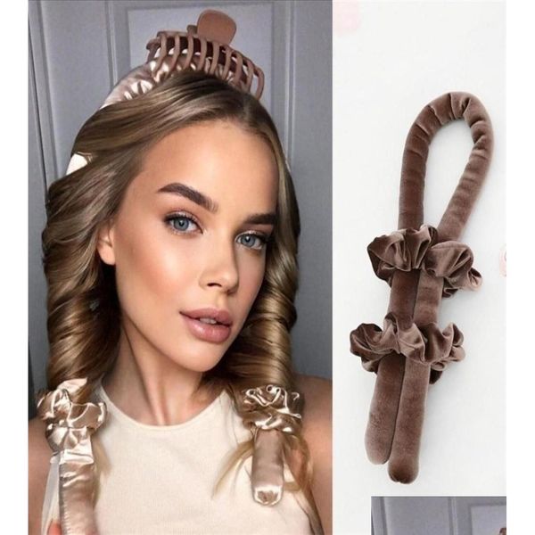 Lockenstäbe Haarschmuck Lockenwickler Heatless Curls Beauty Curly Produkte 3-teiliges Set Veet Iron Flexi Rods Magic Friseurwerkzeuge D Dhc9S