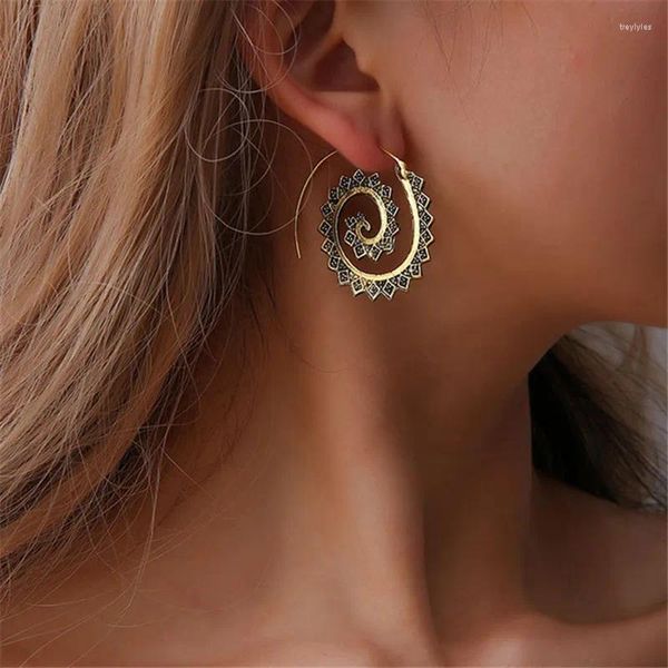 Ohrstecker Böhmen Bronze Geometrisch Für Frauen Mädchen Vintage Persönlichkeit Party Schmuck Geschenke E827