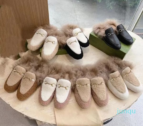 Chinelo mulheres vestido sapatos de couro genuíno clássicos fivela senhoras sandálias designer de luxo casual plana mulheres novidade chinelos