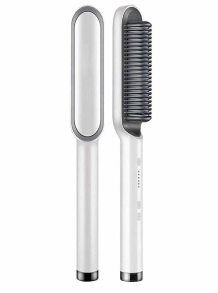 Escova de cabelo alisador modelador modelador pente elétrico ferramenta de cuidados de aquecimento rápido Ilhqs74422255713157
