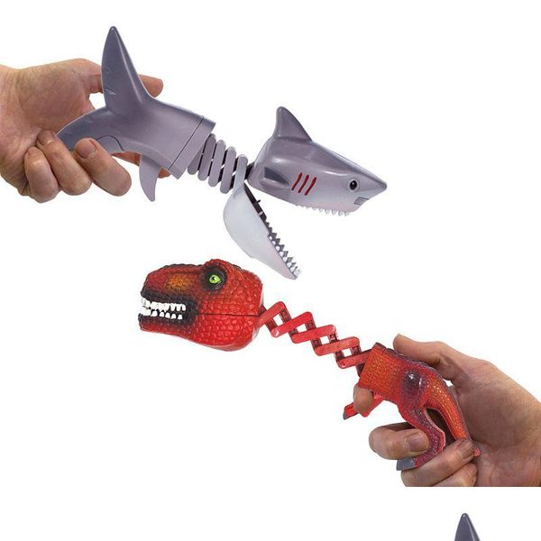 Altre forniture per feste festive Dinosauro affamato Grabber Toys Artiglio animale Chomper Giocattolo Morso Gioco Snapper Dino Interactive Pick Up Novel Dhsfu