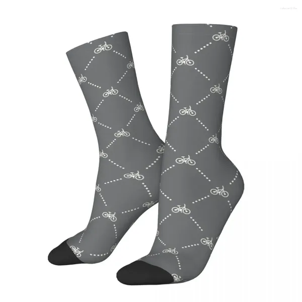 Herrensocken, modisch, Damen, schlichtes Fahrrad-Design, Radfahren, Radfahren, Sport, Fahrrad, Vintage-Zubehör, superweich, Geschenkidee