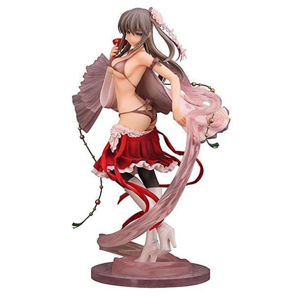 Brinquedos de dedo 28cm skytube comic hotmilk hentaii anime figura amane shirasaki sexy menina figura de ação adulto coleção modelo boneca brinquedos