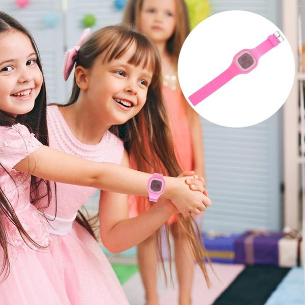 Orologi da polso Orologio per bambini in silicone - Orologio per bambini Braccialetti nottilucenti colorati impermeabili Polso digitale per ragazzi e bambini