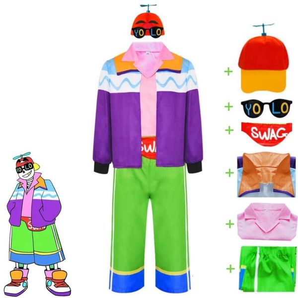 Cosplay Spiel Undertale Au Fresh Sans Cosplay Kostüm Anime Frau Mann Hut Mantel Hemd Hosen Uniform Outfit Halloween Karneval Party anzug