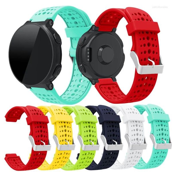 Pulseiras de relógio para Garmin Forerunner 235 pulseira de silicone 220/230/235/620/630/735XT/235 Lite pulseira de substituição