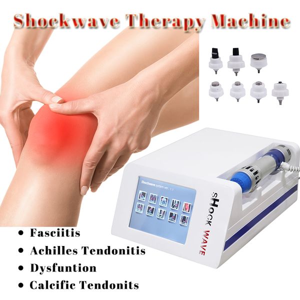 Máquina de ondas de choque, terapia por ondas de choque, dispositivo de alívio da dor, tratamento Ed, sistema de prensa de ar