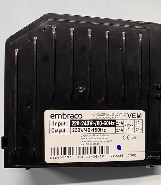 Vem193525231 para geladeira haier embraco placa de acionamento de compressor de frequência variável cf02d01m