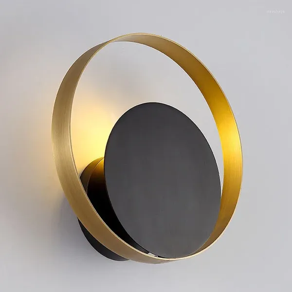 Wandlamp Modern Minimalistisch Rond Eclipse Slaapkamer Nachtkastje Dector Woonkamer Gang Veranda Led-verlichting