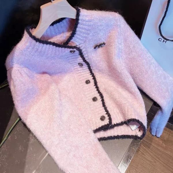 Осень-зима дизайнерский дизайнерский женский свитер роскошные вязание жакков