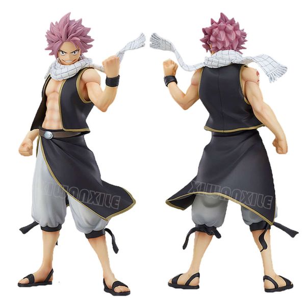 Brinquedos de dedo 19cm pop up desfile fairy tail anime figura série final natsu dragneel figura de ação adulto colecionável modelo boneca brinquedos presentes