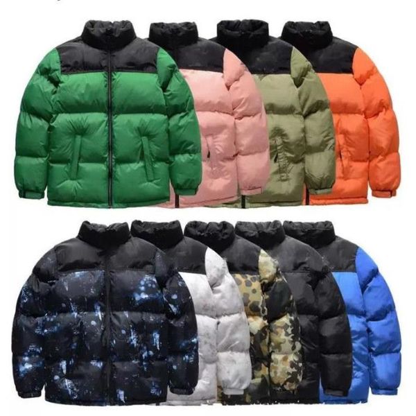 Winter Herren Puff-Daunenparka Langarm-Kapuzenpufferjacke Windjacken Daunenoberbekleidung Lässige Herren-Druckjacken Dicke warme Mäntel T Ssid