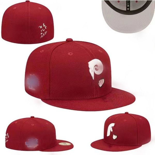 Unisex montiertes Hut Herren Designer Baseball Hüte schwarzer Buchstaben Hip Hop Chicago Sport Full Flat Cap Heart Hustle Era Cap verstellbarer Vater s