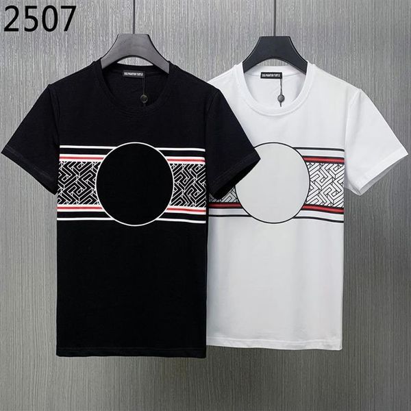 DSQ Phantom Turtle Erkek Tişörtleri 2023SS Yeni Erkek Tasarımcı T Shirt Paris Moda Tshirts Yaz T-Shirt Erkek En İyi Kalite%3308