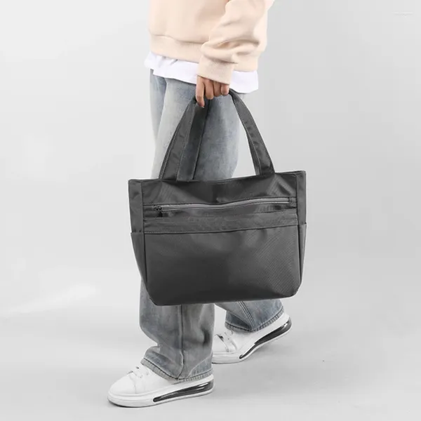 Вечерние сумки, женская повседневная квадратная сумка, большая вместительная модная нейлоновая сумка-хобо, однотонная водонепроницаемая сумка на плечо для работы, путешествий, школы