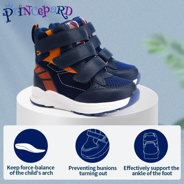 Stivali Scarpe correttive ortopediche per bambini e neonati Stivali alti per bambini con supporto per caviglia e arco plantare per prevenire la camminata in punta di piedi 231013