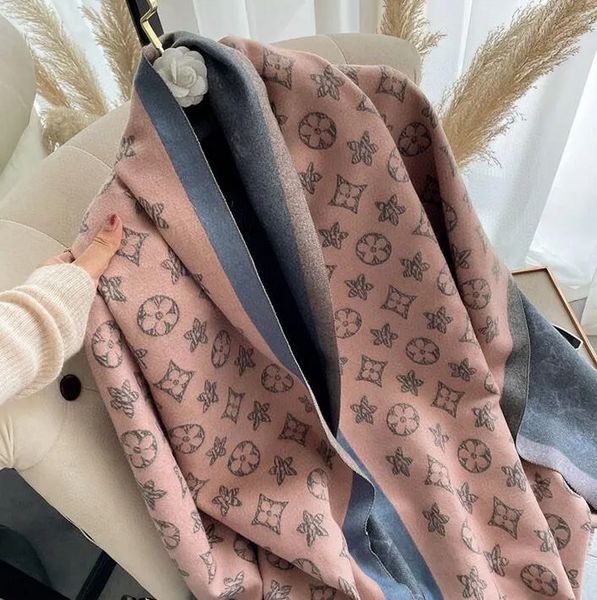 Mode Kaschmir Schal Designer Schals Winter Männer Frauen gute Qualität weiche dicke Schal Schals Schal Foulard Luxus Bufanda 6 Farben warmes Weihnachtsgeschenk