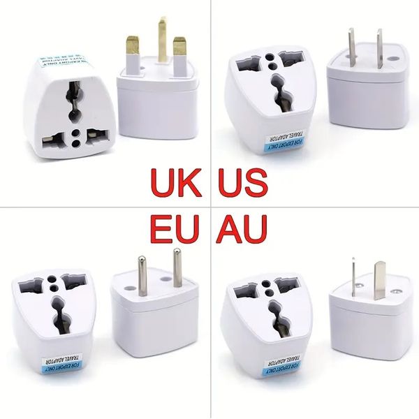 Evrensel Au Avustralya Fiş Adaptörü AB US UK - AU Avustralya Seyahat Adaptör Soketi Elektrik Fiş Dönüştürücü Güç Şarj Cihazı