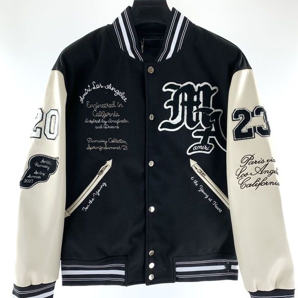 Giacca in cotone Giacca firmata Giacca varsity da uomo Cappotto da baseball Louiseity moda donna giacche letterman giacca con lettera ricamata top monopetto coppie