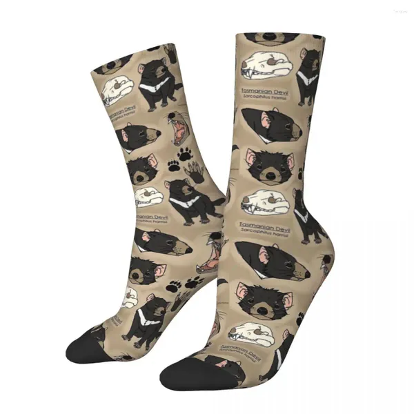 Herrensocken Taz Cartoon Anime Tasmanischer Teufel Männer Frauen Outdoor Neuheit Frühling Sommer Herbst Winter Strümpfe Geschenk