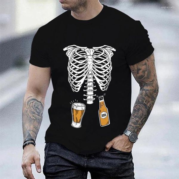 Мужская рубашка для футболок для мужских костюмов на хэллоуин
