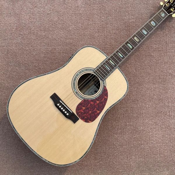 Guitarra acústica superior de abeto sólido tipo d 45 modelo 41 